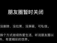 关闭朋友圈后的社交体验（重塑社交圈的关键步骤及应对策略）